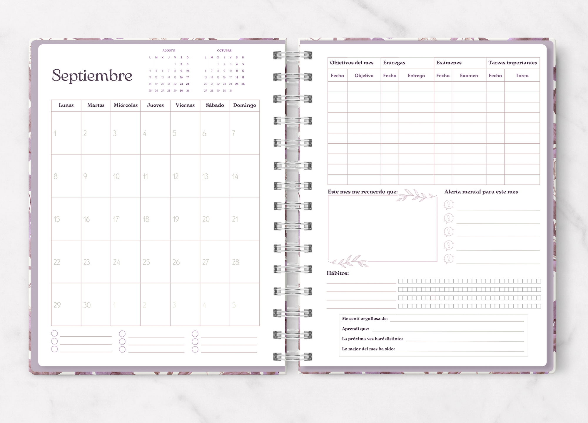 Agenda TDAH – Mi Perfecto Caos