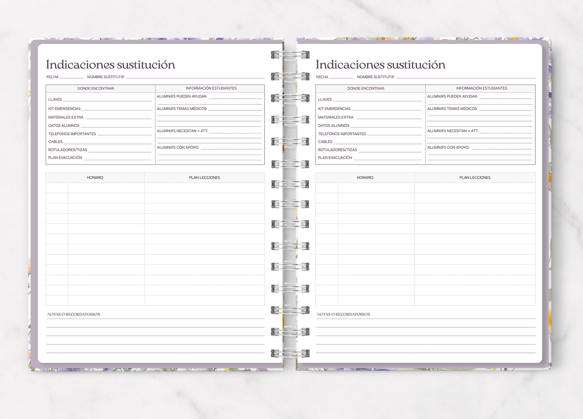 Agenda Docente – Súper Maestra